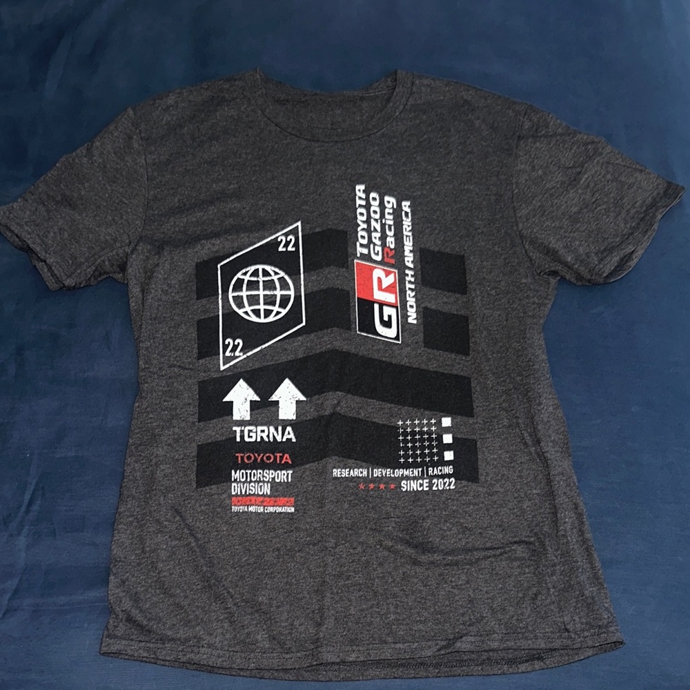 Gray Toyota Racing Graphic Tee
